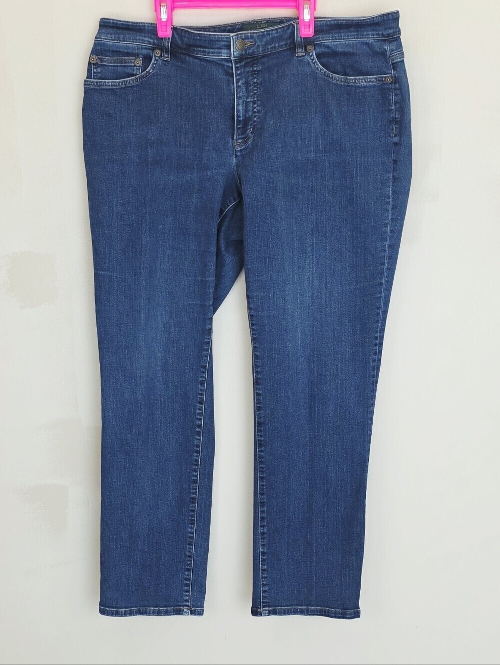 Lauren Ralph Lauren Modern Straight Curvy Jeans Pants - Picture 2 of 10